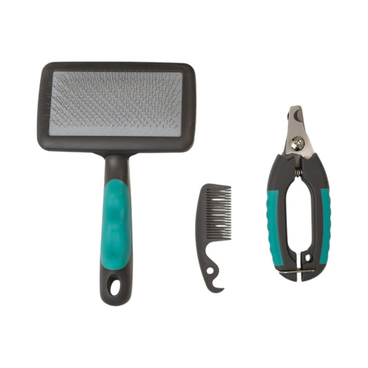 All-in-One 3-Piece Dog Grooming Kit