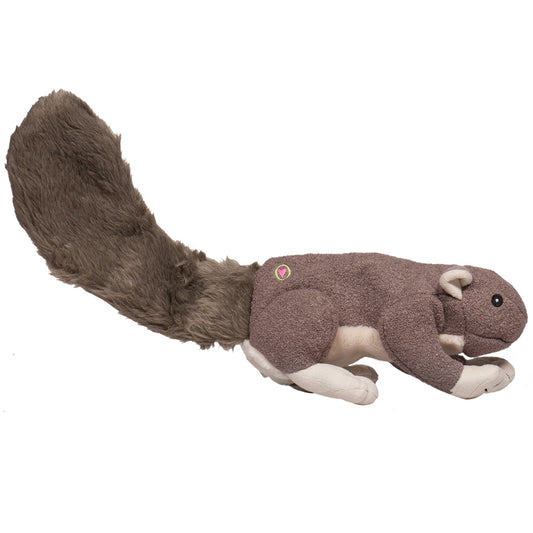 Squirrel Plush Dog Toy