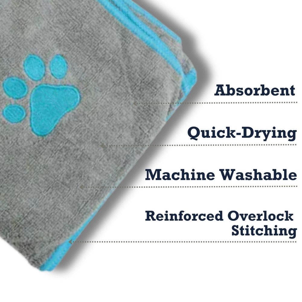 Microfiber Dog Bath Towel
