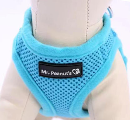 Soft Mesh Pet Harness with Matching Leash