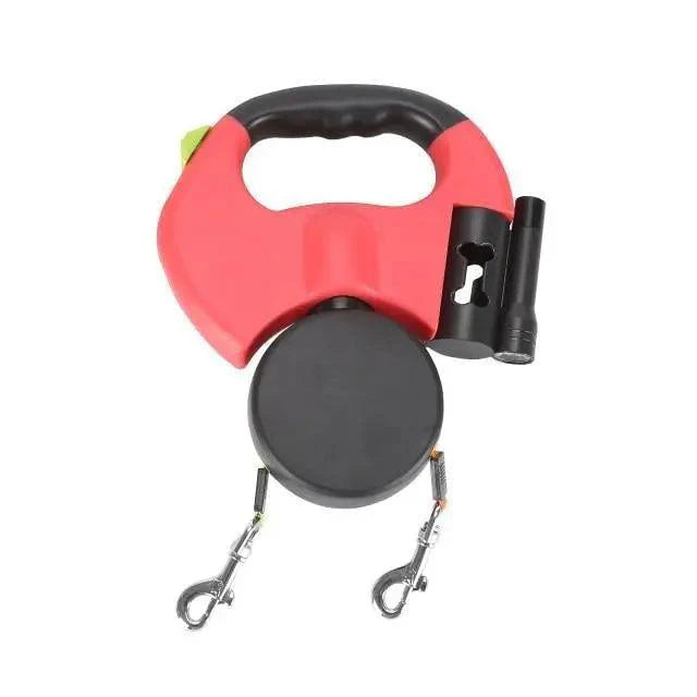Retractable Dual Double Pet Leash