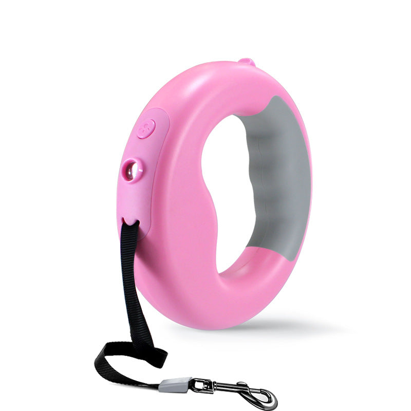 LED Luminous Light Pet Automatic Retractable Rope Dog Leash