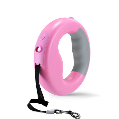 LED Luminous Light Pet Automatic Retractable Rope Dog Leash