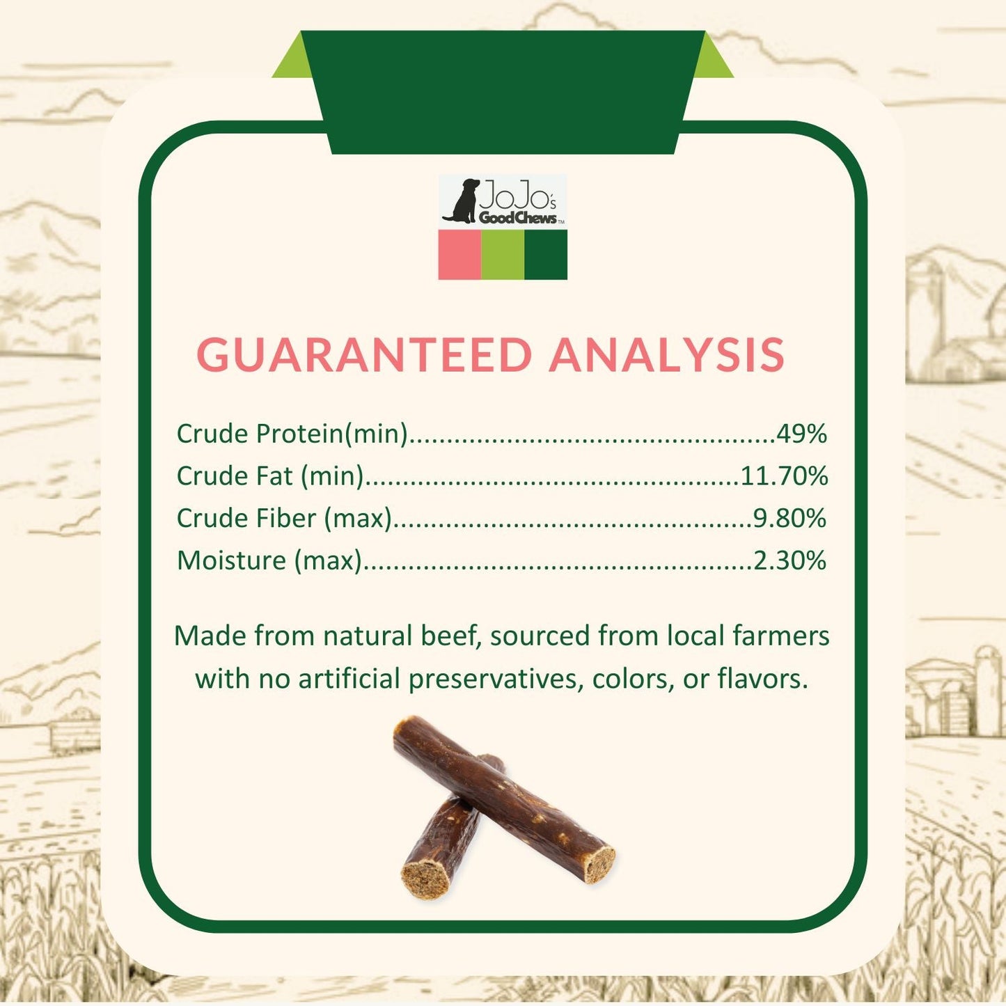 Beef Sausage Dog Treats – Premium Chews