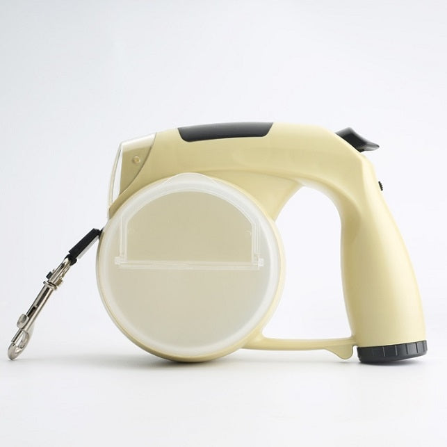 Dog Waterproof Automatic Led Retractable Leash with Poop Bag