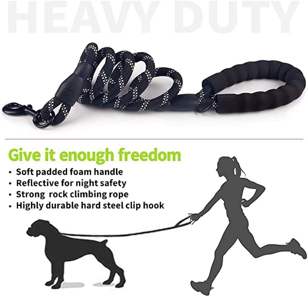 Thick Highly Reflective Dog Leash