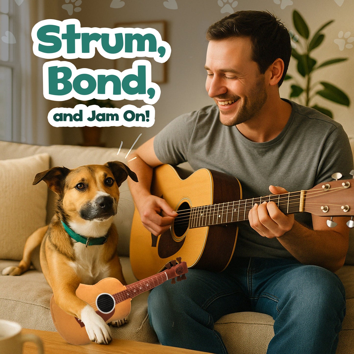 Guitar Dog Toy