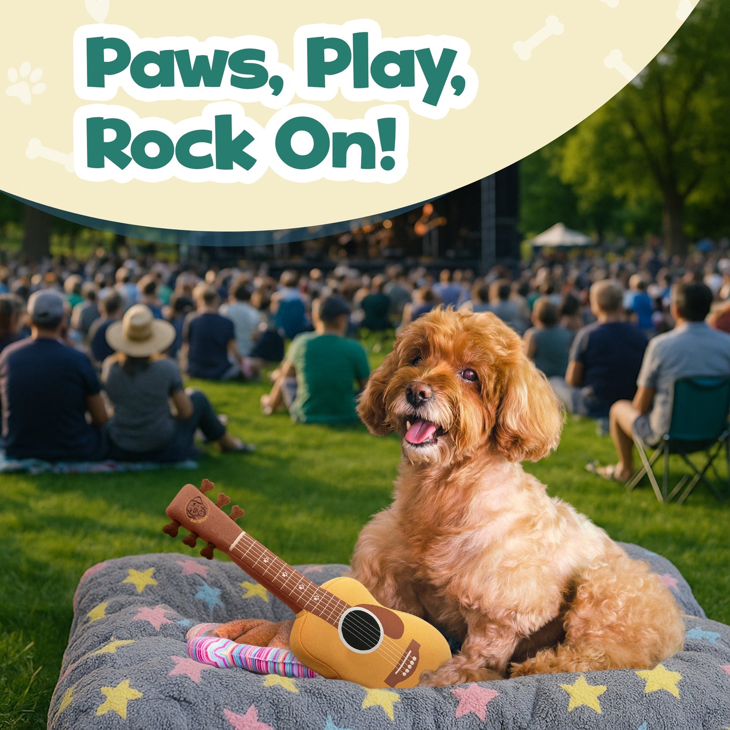 Guitar Dog Toy