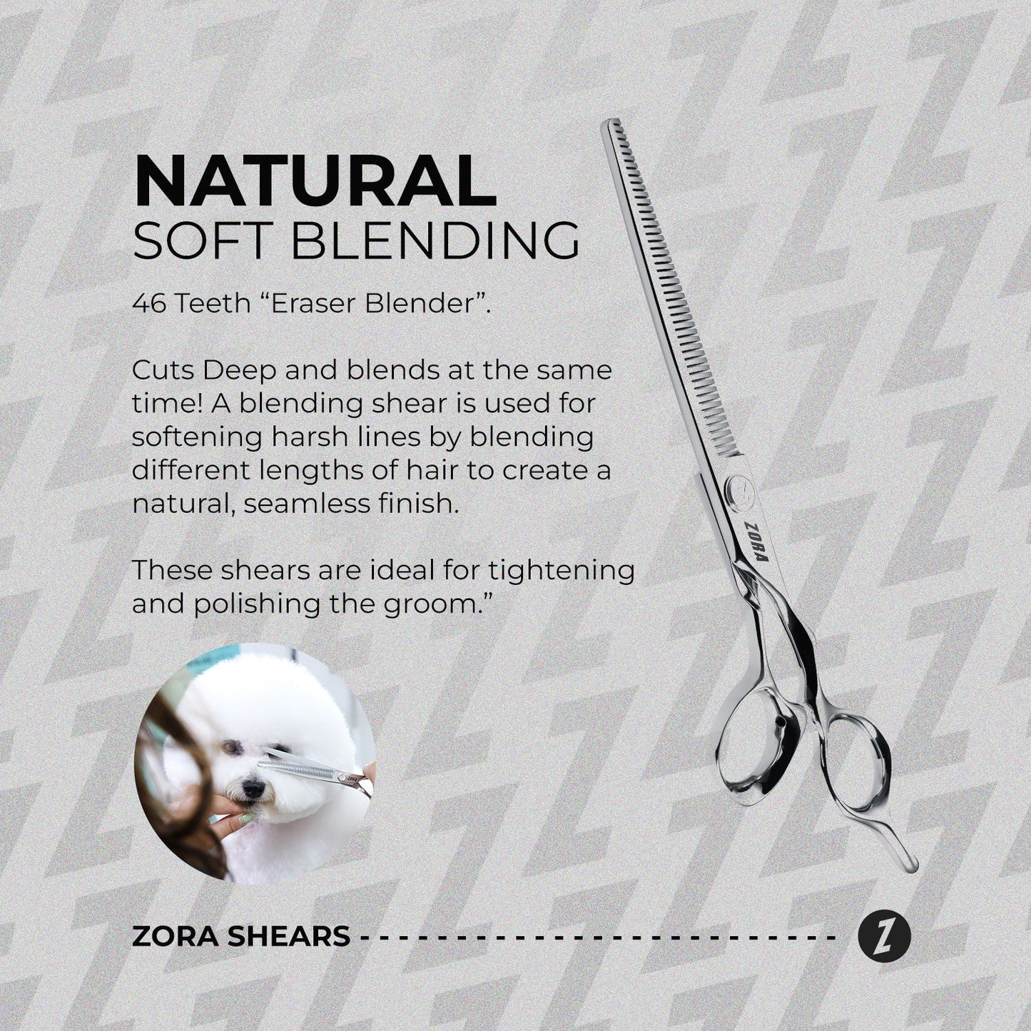 Pet Grooming Blender Shear
