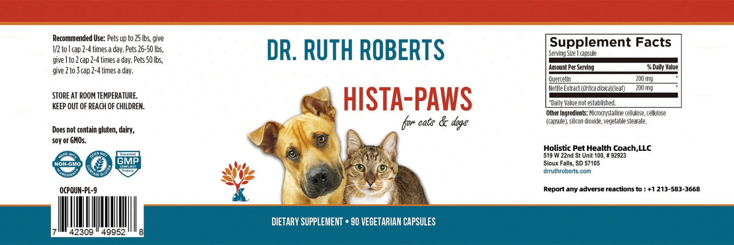 Hista Paws – with Quercetin