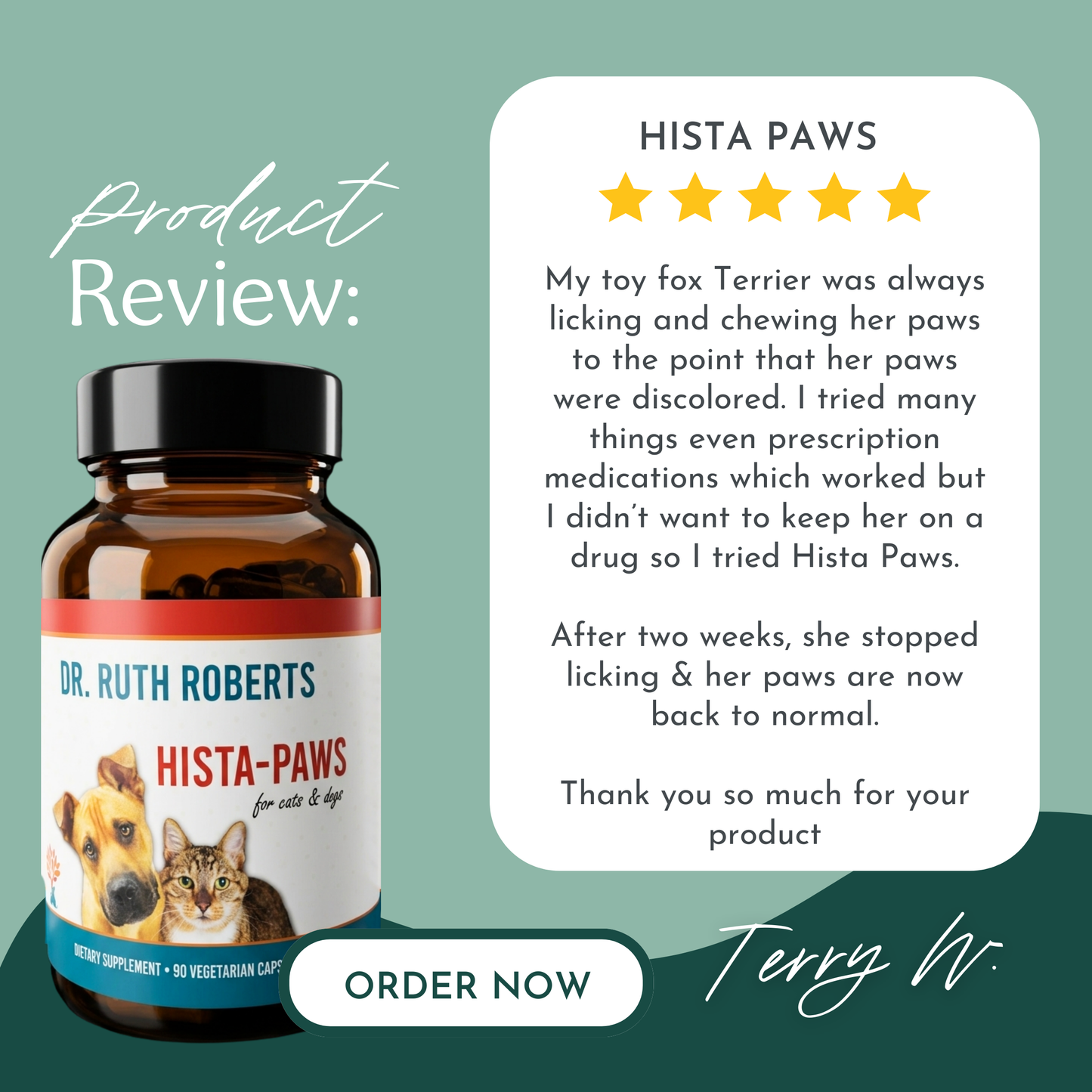 Hista Paws – with Quercetin