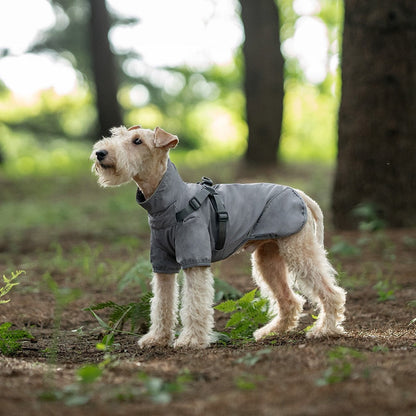 Dog Waterproof Reflective Jacket with Harness