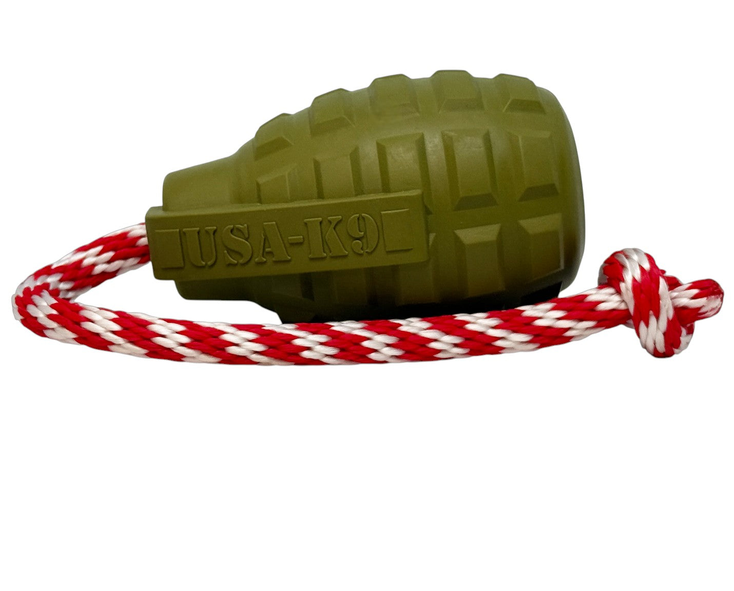 Grenade Shaped Rubber Dog Toy
