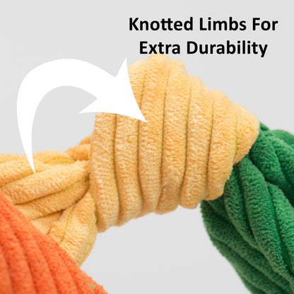 Assorted Plush Dog Toys, 6 Pack