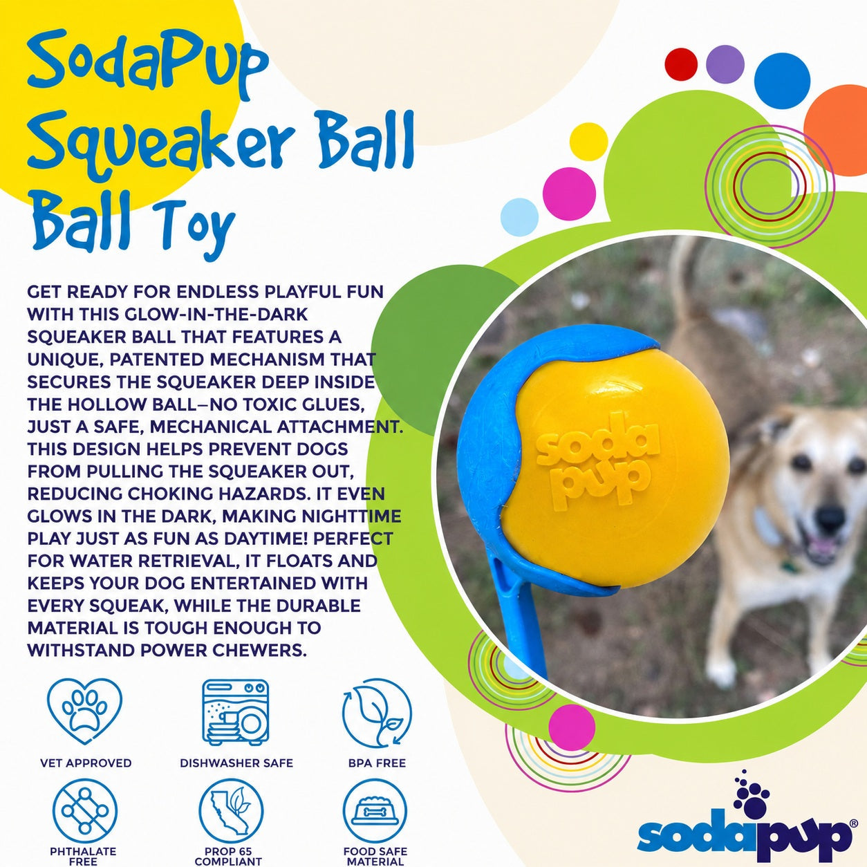 Squeak Ball - Chew Toy