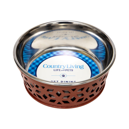 Set of 2 Stainless Steel Dog Bowls