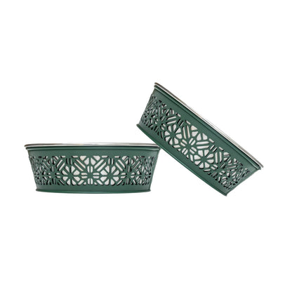 Set of 2 Stainless Steel Dog Bowls
