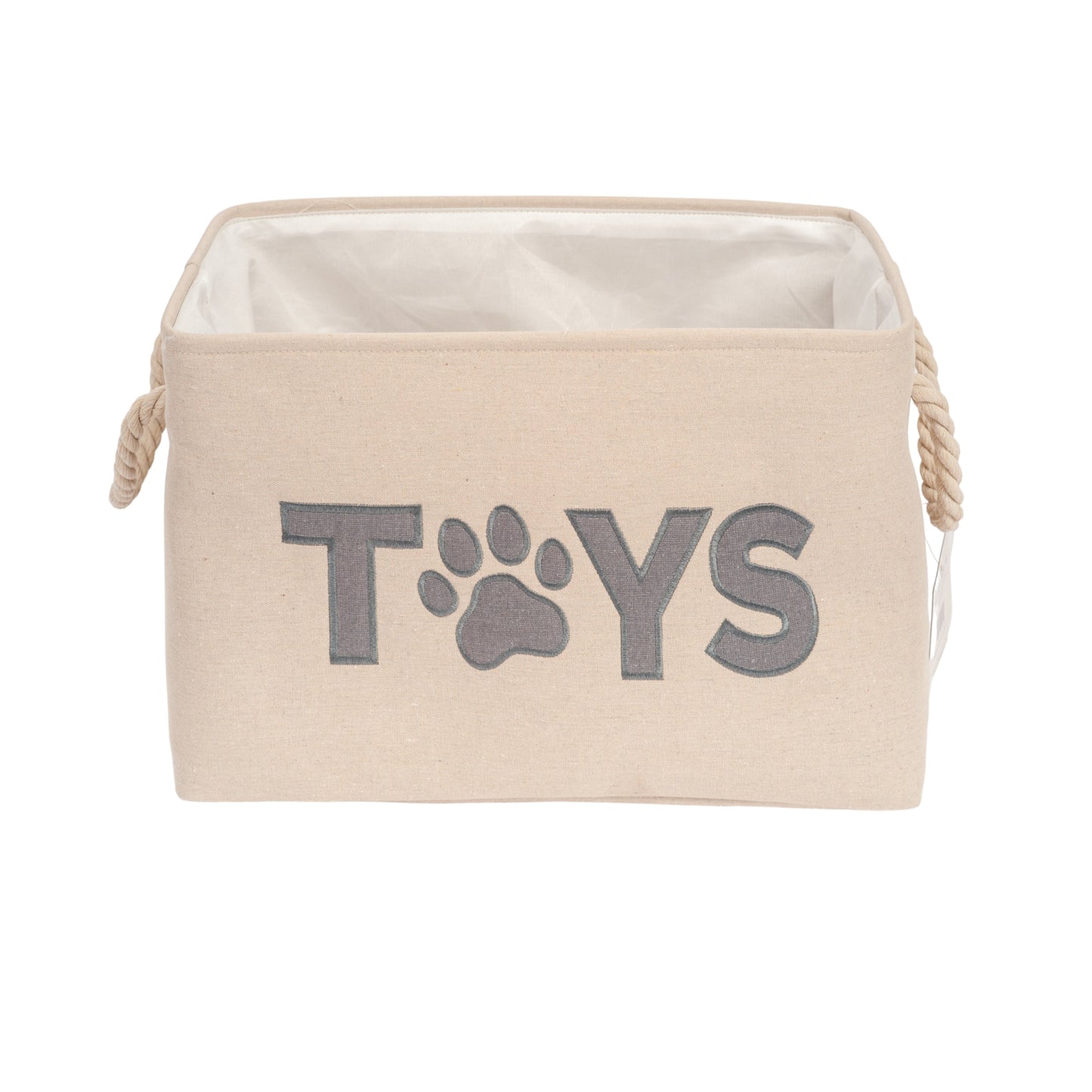 Foldable Fabric Dog Toy Storage Bin