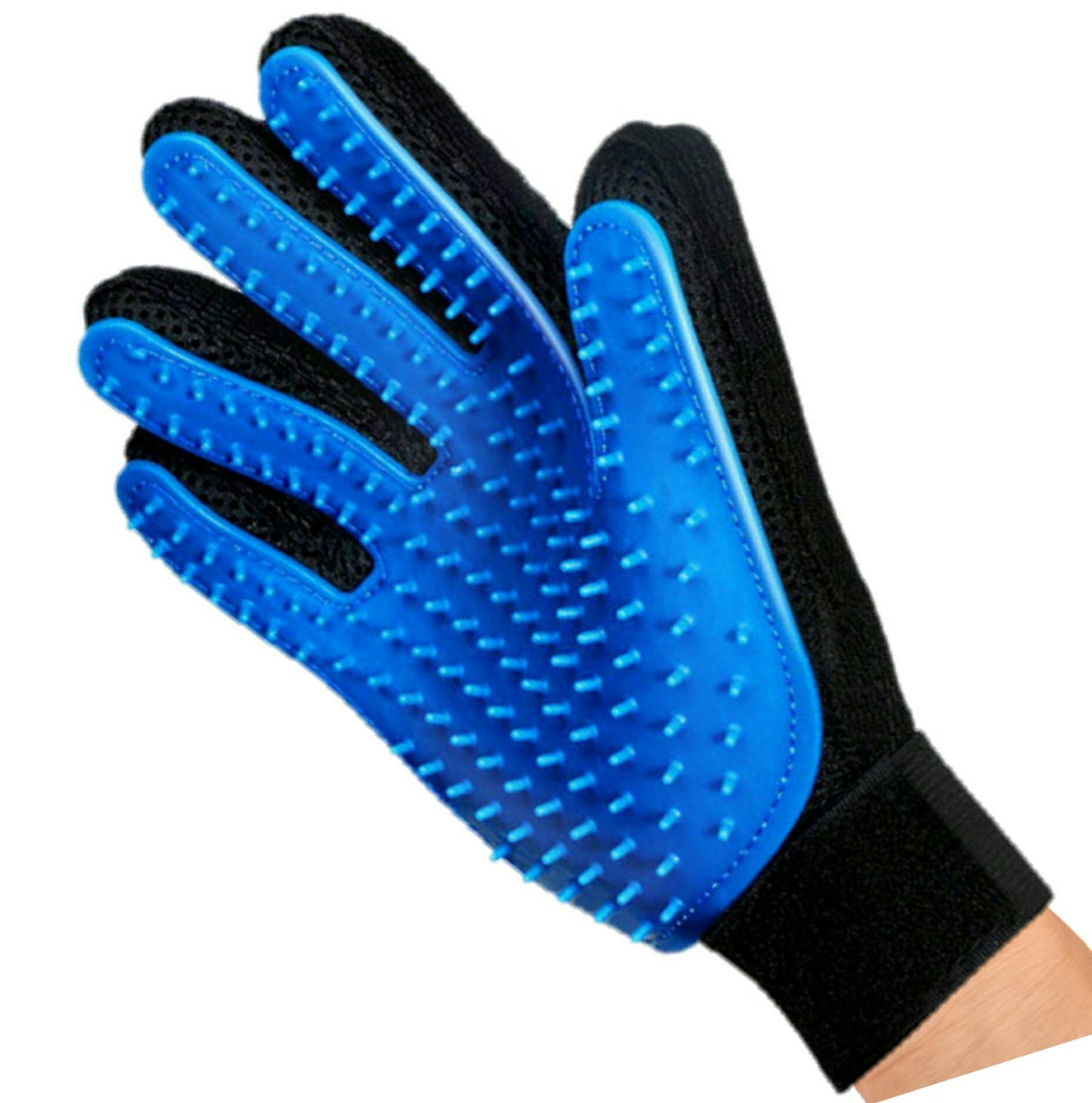 2 Pack Gloves with Silicone Pins for Pet Grooming