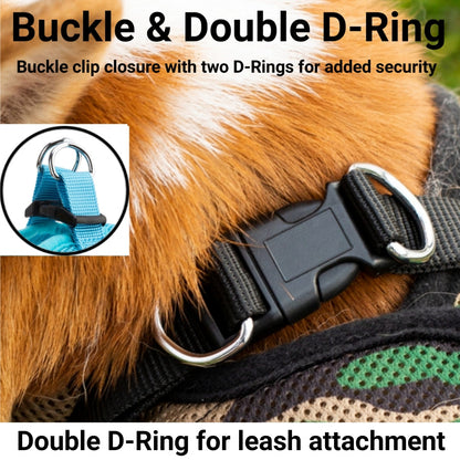 Soft Mesh Pet Harness with Matching Leash
