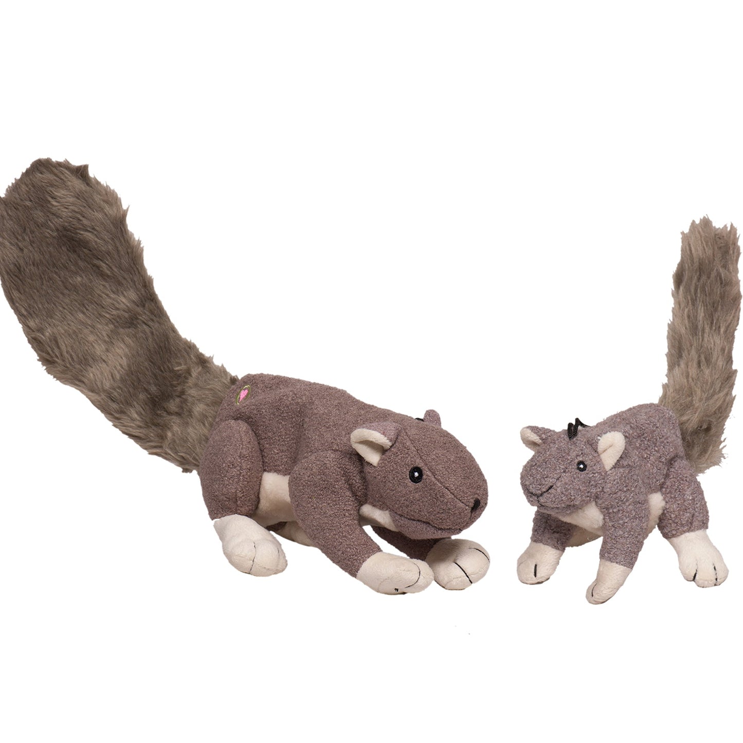 Squirrel Plush Dog Toy