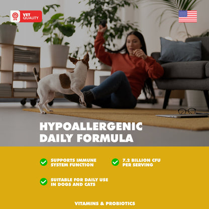 Probiotics & Gut + Immune Health Support for Dogs & Cats