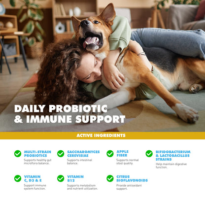 Probiotics & Gut + Immune Health Support for Dogs & Cats