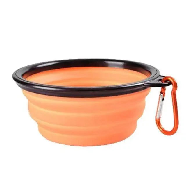 Universal Collapsible Silicone Dog Food Water Bowl