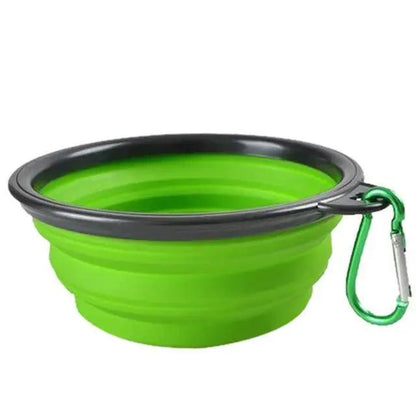 Universal Collapsible Silicone Dog Food Water Bowl