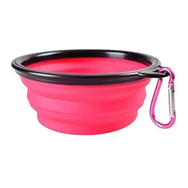 Universal Collapsible Silicone Dog Food Water Bowl