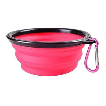 Universal Collapsible Silicone Dog Food Water Bowl