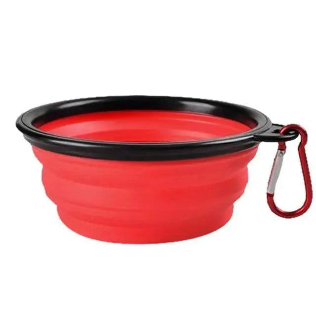 Universal Collapsible Silicone Dog Food Water Bowl