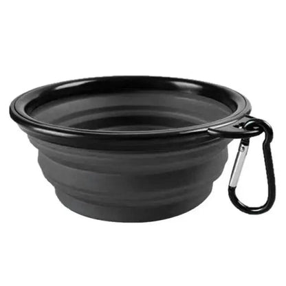 Universal Collapsible Silicone Dog Food Water Bowl