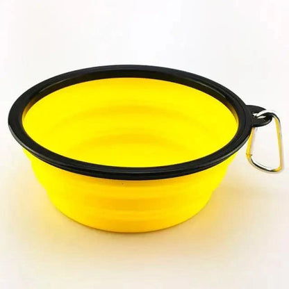 Universal Collapsible Silicone Dog Food Water Bowl